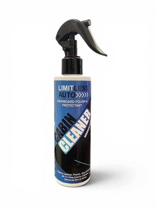 Limitless Auto | Cabin Cleaner Dashboard Polish & Protectant, Cleans Leather, Plastic, Vinyl & Rubber, 200ml (Pack of 1)