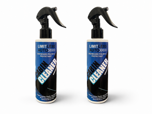 Limitless Auto | Cabin Cleaner Dashboard Polish & Protectant, All Purpose Liquid Spray, Cleans Leather, Plastic, Vinyl & Rubber, 200ml (PACK OF 2)